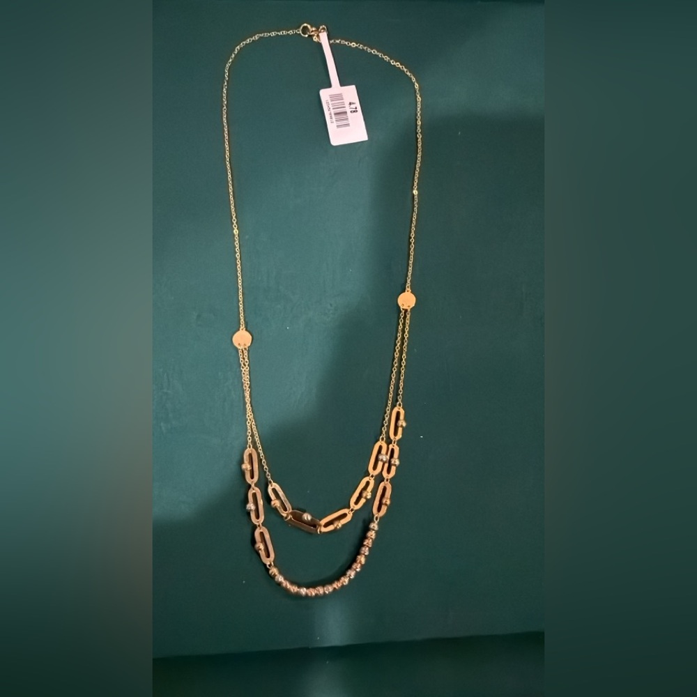 Elegant 18k Gold Chain Necklace